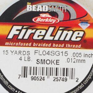 Fireline Smoke 0.12 mm / 4LB – 15 yard / 13.7 m  x 1 pc(s)