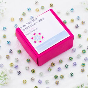 6 mm Preciosa Fancy Ball Box - MOON