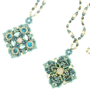 WAHAT AL-MARAYA pendant beading tutorial by Giuliana Verdelli