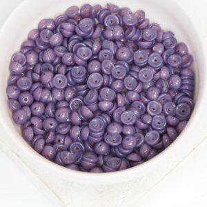 2 x 4 mm Teacup beads Milky Amethyst x 10 g