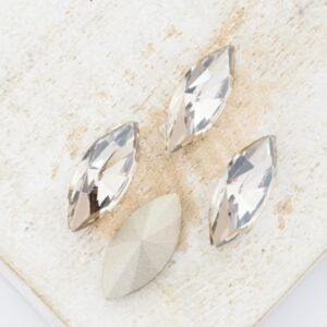 7x15 mm Preciosa Fancy Navette Crystal Velvet x 4 pc(s)