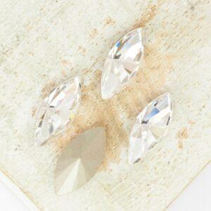 7x15 mm Preciosa Fancy Navette Crystal x 4 pc(s)