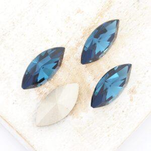 7x15 mm Preciosa Fancy Navette Montana x 4 pc(s)