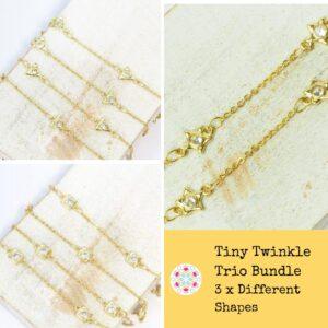 Tiny Twinkle Trio Bundle 3x Different Shapes