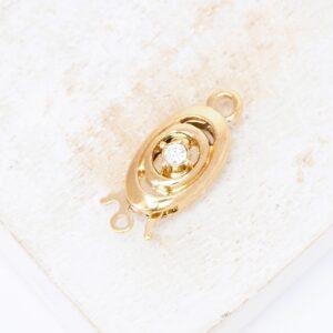 7x12 mm Little Light Neumann Clasp Gold-colored x 1 pc(s)