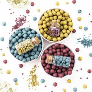 Birthday Celebration Round bead collection