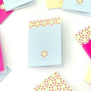 Beadingschool notebook - turquoise