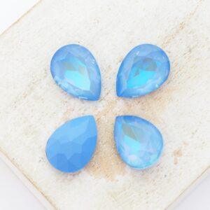 10x14 mm Aurora Fancy Pear cabochon Sapphire Shine x 4 pc(s)