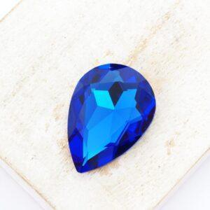 18x25 mm Aurora Fancy Pear cabochon Capri Blue x 1 pc(s)