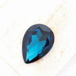 18x25 mm Aurora Fancy Pear cabochon Denim Blue x 1 pc(s)