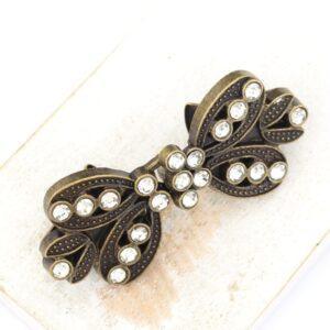 25x55 mm Tulip Brooch Clips Antique bronze x 1 pc(s)