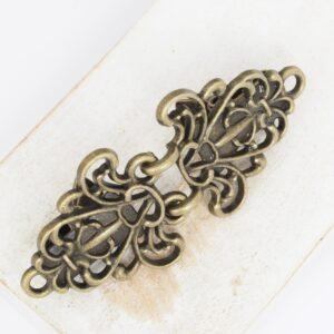 28x63 mm Fountain Brooch Clips Antique bronze x 1 pc(s)