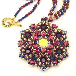 Window of Light Pendant Kit - Victorian Velvet  by Giuliana Verdelli