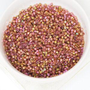 10/0 Miyuki Delica 103 Gold Red Luster x 5 g