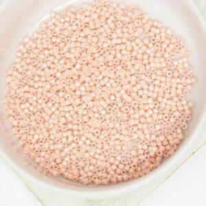 11/0 Miyuki Delica 207 Opaque Peach Luster x 5 g