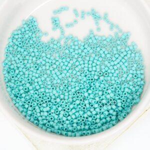 11/0 Miyuki Delica 375 Matte Metallic Light Aqua x 5 g