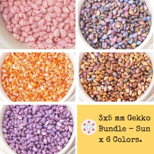 3x5 mm Gekko Bundle - Sun x 6 Colors.