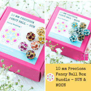 10 mm Preciosa Fancy Ball Box Bundle - SUN & MOON