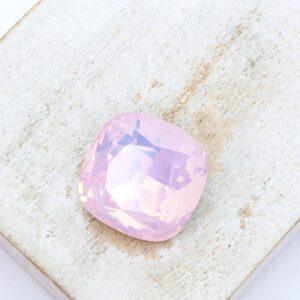 18 mm cushion cut glass cabochon  Rose Water Opal x 1 pc(s)