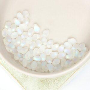 3x5 mm Gekko Crystal AB Matted x 10 g