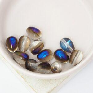 8x11 mm Glass drops Crystal Azuro x 12 pc(s)