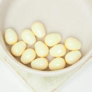 8x11 mm Glass drops Eggshell x 12 pc(s)