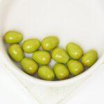 8x11 mm Glass drop Pea Green x 12 pc(s)