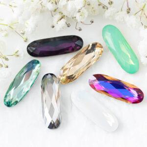 9x27 mm Aurora Fancy baguette cabochons