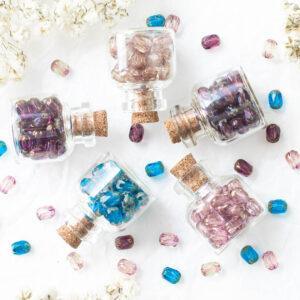 4x6 mm Fire Polished bundle x 5 colors.