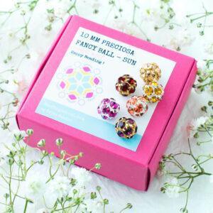 10 mm Preciosa Fancy Ball Box - SUN