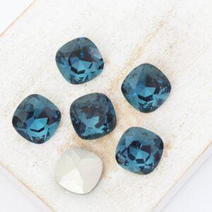10 mm Aurora Fancy Cushion Cut cabochon Denim Blue x 6 pc(s)