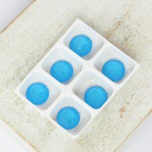 7 mm Preciosa Chaton Rose Neon Blue x 6 pc(s)