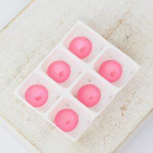 7 mm Preciosa Chaton Rose Neon Pink x 6 pc(s)