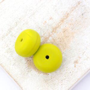14 mm Donut bead Avocado x 2 pc(s)