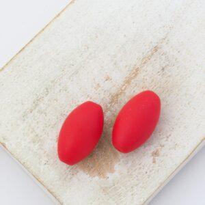 11x18 mm Olive bead Red x 2 pc(s)